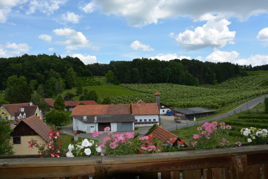 Aussicht von der Wohnung Hofblick