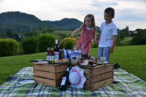 Kinder beim Picknick