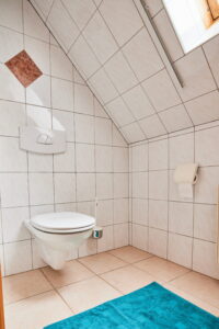 großzügiges WC der Wohnung Hofblick