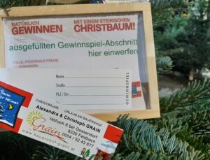 Banderole Christbaumhof-Grain